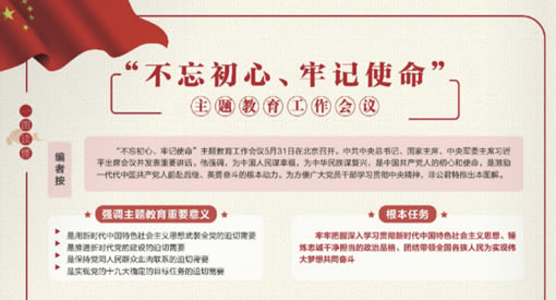 “不忘初心，牢記使命”主題教育活動